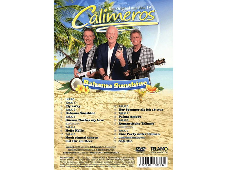 Thumbnail - Calimeros - Bahama Sunshine (DVD)