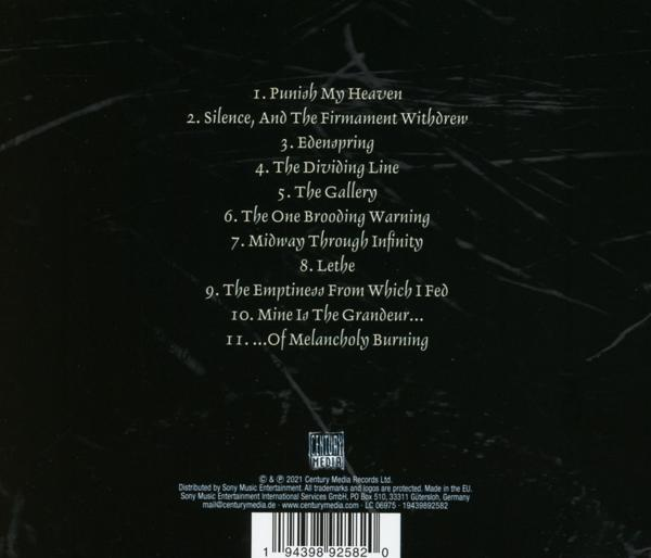 CD-Cover mit Songtiteln und Logo.