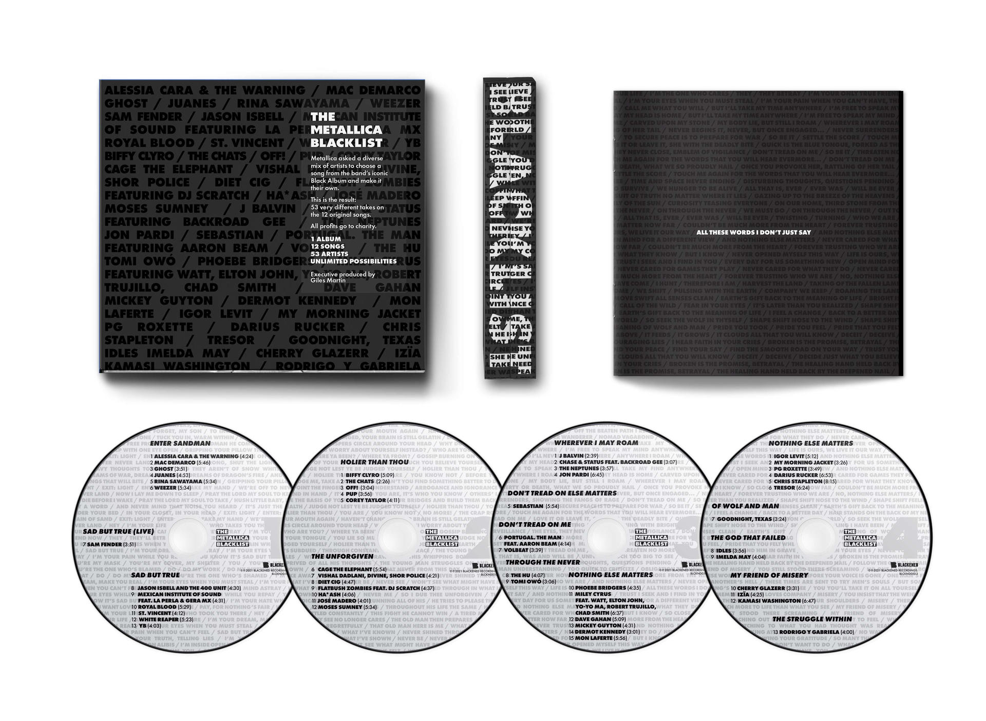 Metallica albumok, CD-k és kapcsolódó áruk gyűjteménye.