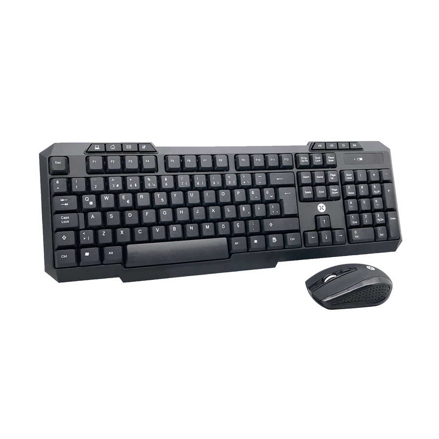 DEXIM KM-317 Slim Serisi Kablosuz Klavye Mouse Seti