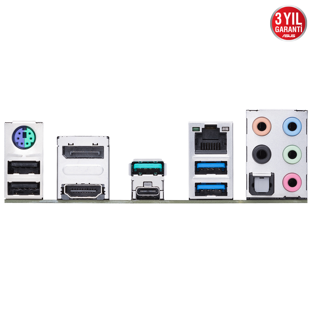 ASUS Prime Z590-P Intel Z590 LGA1200 DDR4 5000 DP HDMI 3x M2 USB3.2 Aura RGB 2.5Gb Intel 128GB’a kadar Atx Anakart