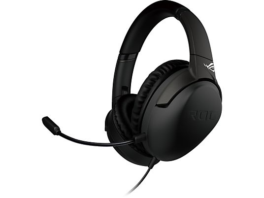 ASUS Gaming Headset ROG Strix Go, Over-Ear, USB-C, Sorround, AI Noise Cancelling Mikrofon, Schwarz