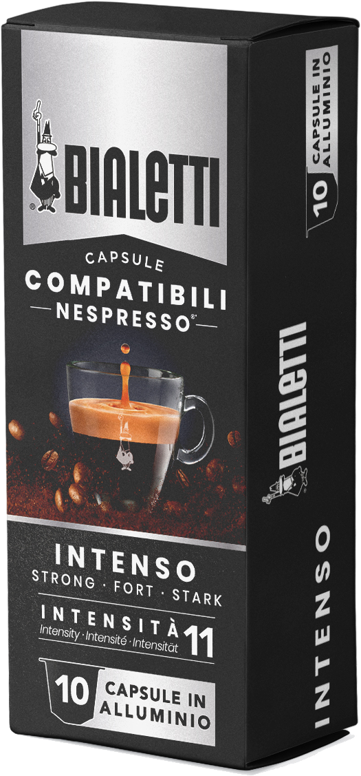 BIALETTI Nespresso kompatibilis kapszula Intenso, 10db