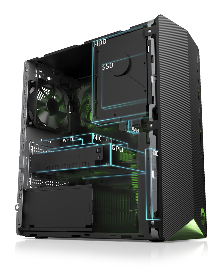 HP Pavilion Gaming TG01-2809ND - AMD Ryzen 5 - 256 GB + 1 TB - 8 GB - GeForce GTX 1650