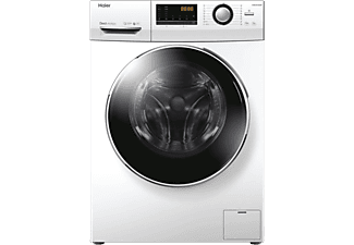 HAIER HW80-B14636N - Waschmaschine (8 kg, Weiss)