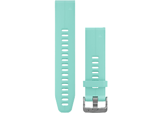 Correa - Garmin QuickFit Azul Hielo, Para el reloj Fenix 5S, Silicona, Turquesa