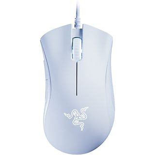 Ratón gaming - Razer DeathAdder Essential, Por cable, 6400 ppp, 30 G, USB, 1000 Hz, Hyperesponse, Blanco