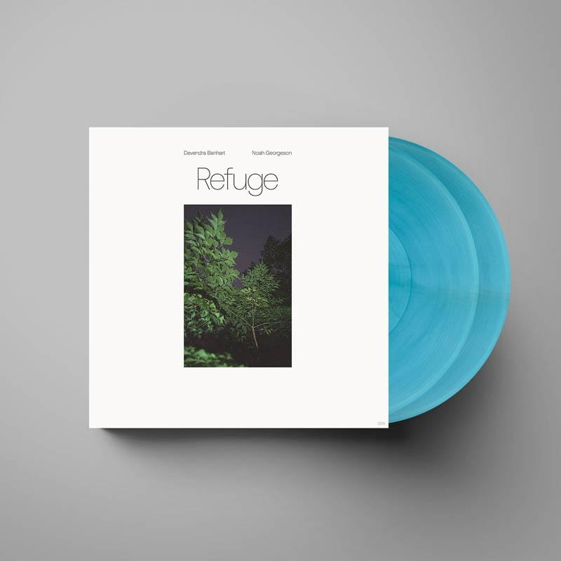 Banhart,Devendra & Georgeson,Noah - Refuge (LTD. Blue Seaglass Wave Translucent Vinyl)  - (Vinyl)