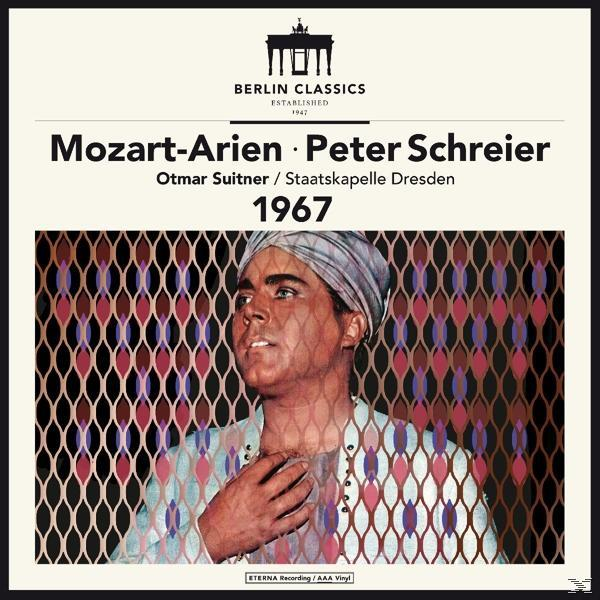 Albumcover: Mozart-Arien. Zeigt ein Porträt eines Mannes mit Turban und Text.