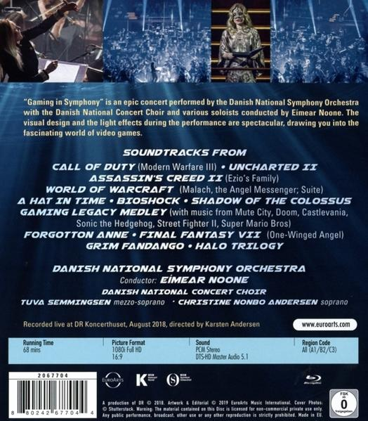 Egy DVD hátulja több nyelven, beleértve a filmzenéket.