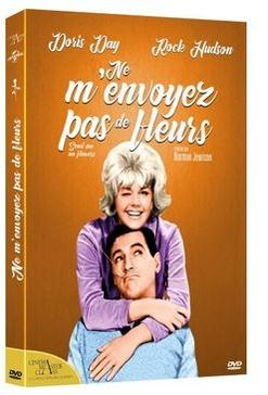 Jaquette de DVD d'un film avec Doris Day et Rock Hudson. Le titre est en français et la couverture est orange.