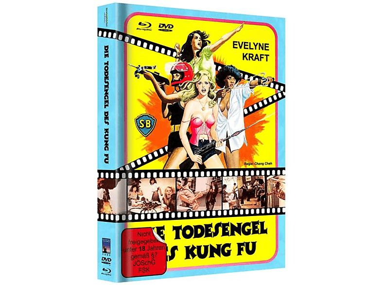 DIE TODESENGEL DES FU KUNG Mediabook Blu-ray A - Edition Cover Limitierte DVD 