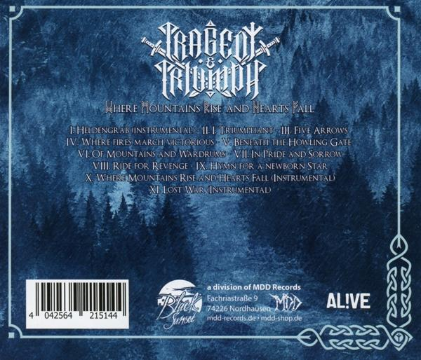 Albumcover mit weißem Text auf blauem Hintergrund. Das Album hat eine Liste instrumentaler Songs.
