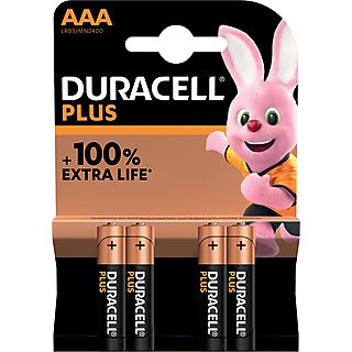 DURACELL Alkaline Plus AAA 4 Stuks