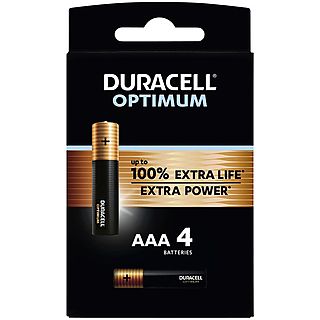 DURACELL Alkaline Optimum AAA 4 Stuks