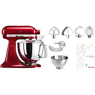 KITCHENAID Artisan KSM200 Swiss Edition - Robot da cucina (Rosso mela metallizzato)