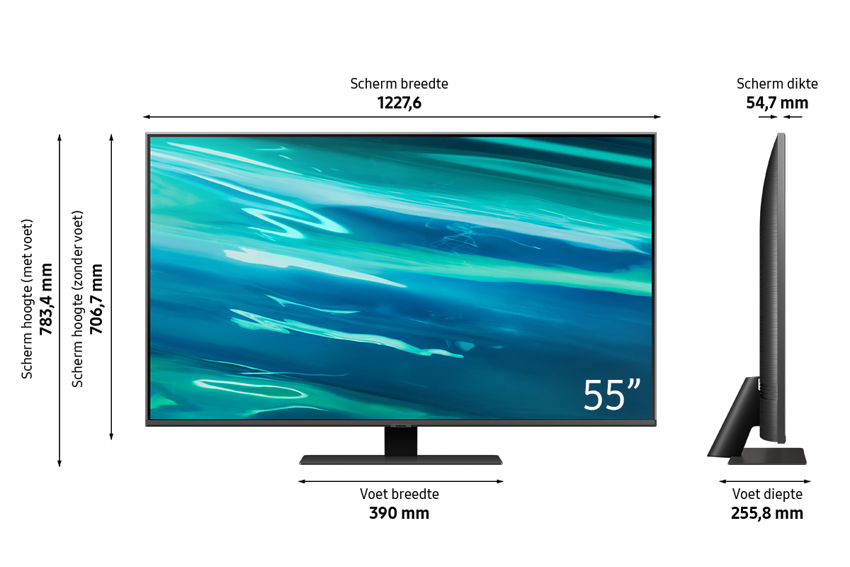 SAMSUNG QLED 4K 55Q80A (2021)