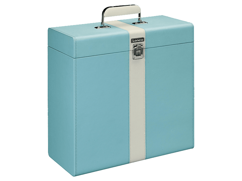 Lenco TTA-300BUWH Tragekoffer für max. 30 Schallplatten; Transportkoffer