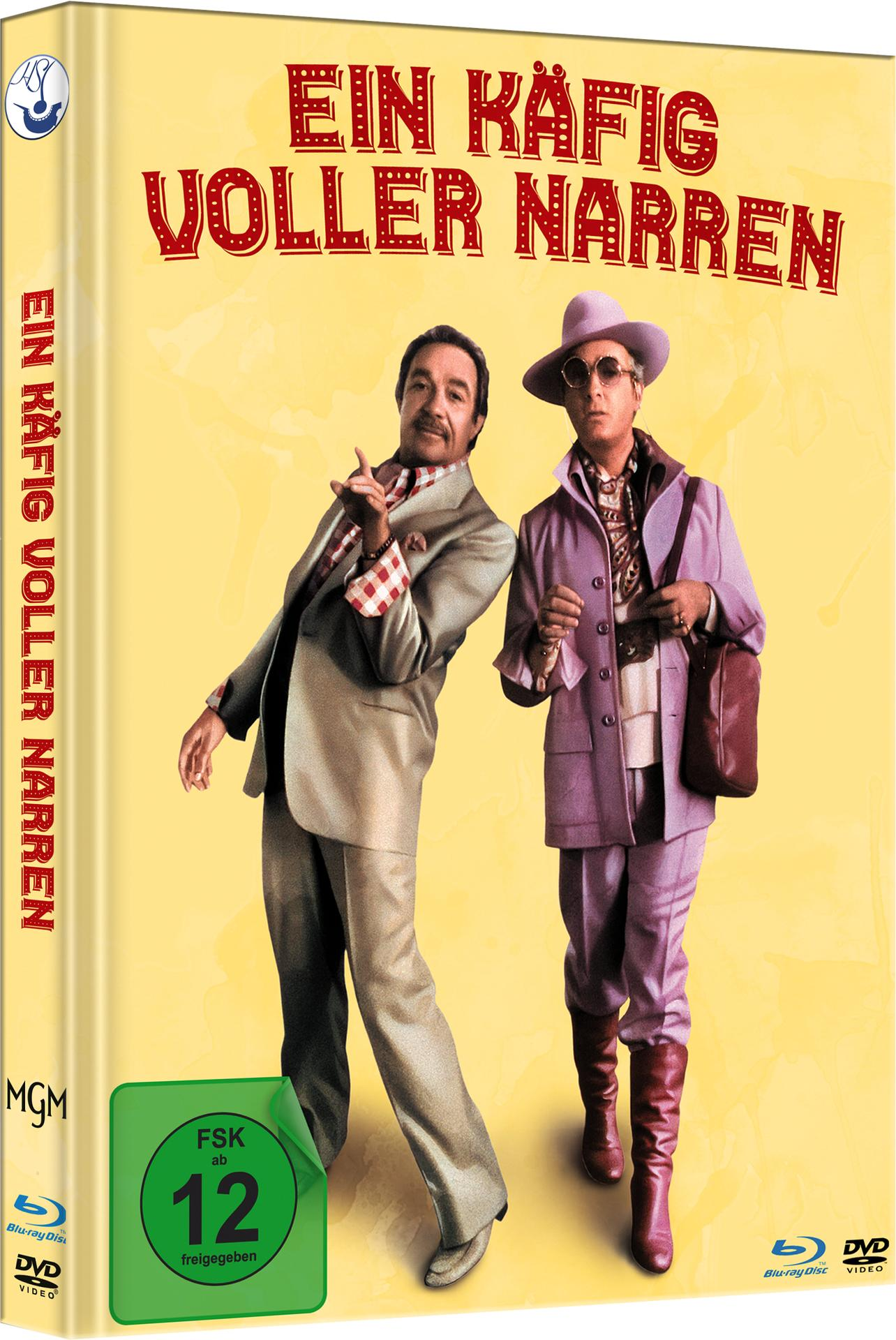 Käfig Blu-ray Narren + DVD voller Ein