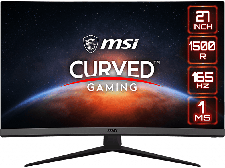 MSI Gaming monitor Optix G27C7 27" Full-HD Curved 165 Hz