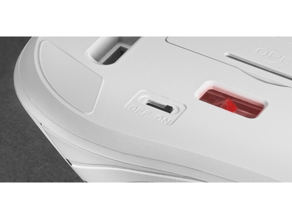 Ratón gaming - Mars Gaming MMW2, Inalámbrico, 3200DPI, Multiplataforma, Huano, Receptor USB, Flujo RGB, Blanco