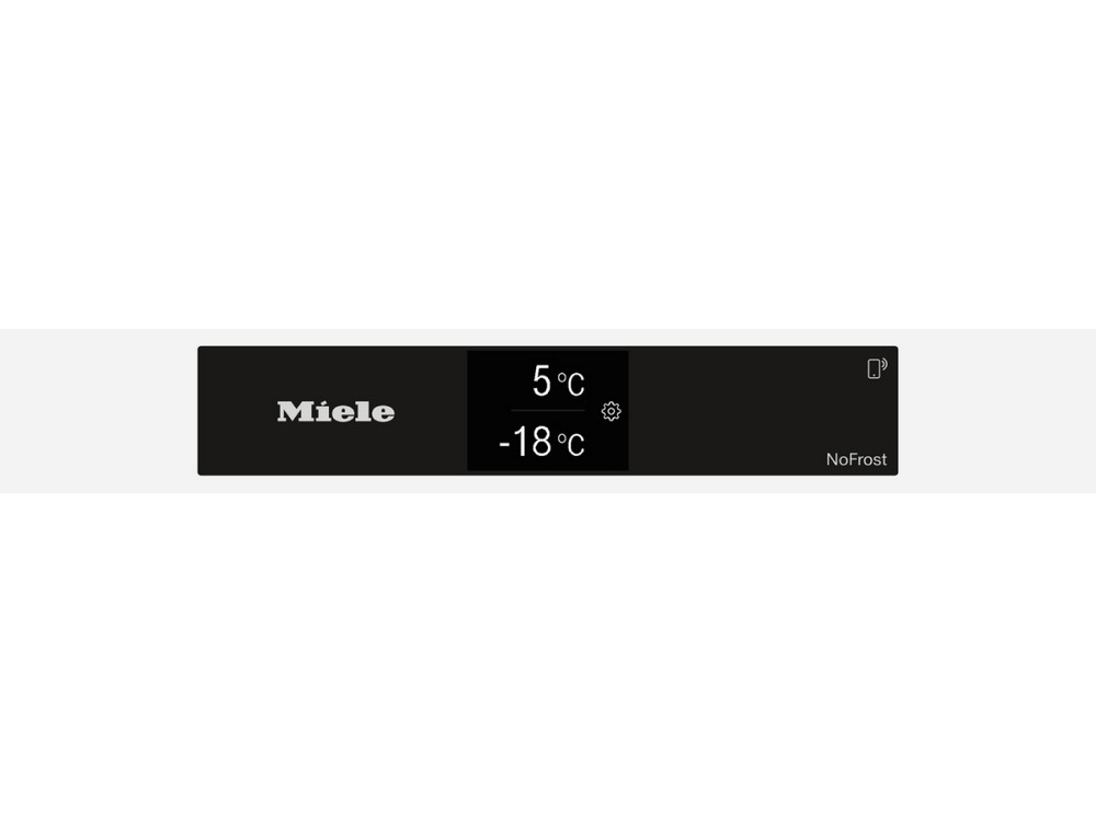 Frigorífico combi - Miele KFN7774DREEU1, Integrable, 245 l, No Frost, 177.2 cm, CleanSteel, Enfríamento rápido, Blanco