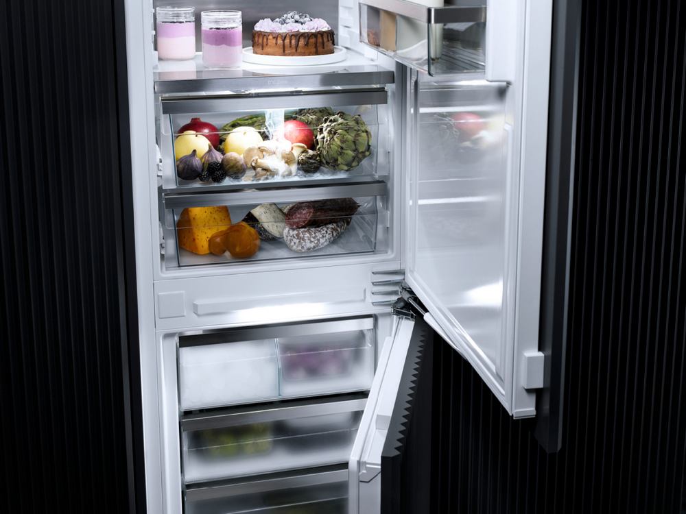 Frigorífico combi - Miele KFN7774DREEU1, Integrable, 245 l, No Frost, 177.2 cm, CleanSteel, Enfríamento rápido, Blanco