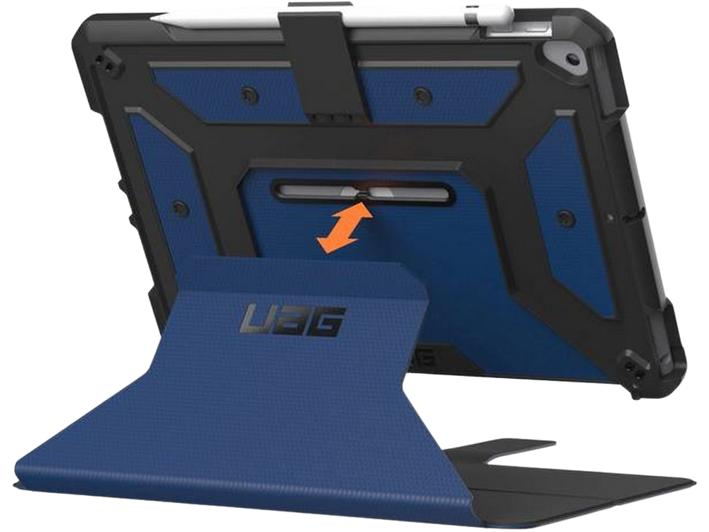 Funda tablet - UAG Metropolis, Para Apple iPad 10.2 (2020), iPad 10.2 (2019), MIL STD 810G 516.6, Azul