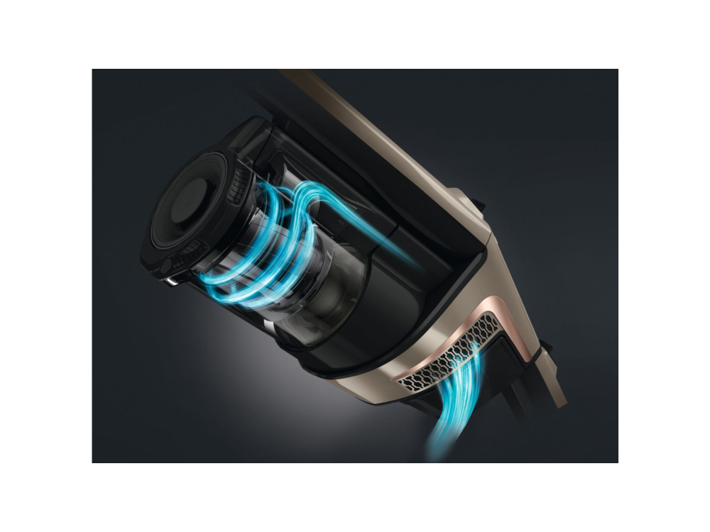 Aspirador escoba - Miele Triflex HX1 Power, 170 W, 0.5 l, Tecnología Vortex, mAh 2500, Gris