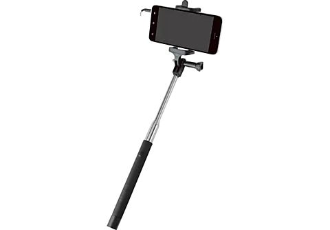 Palo Selfie - ISY ISW-2001, Ampliable de 23.4 cm a 110 cm, Negro