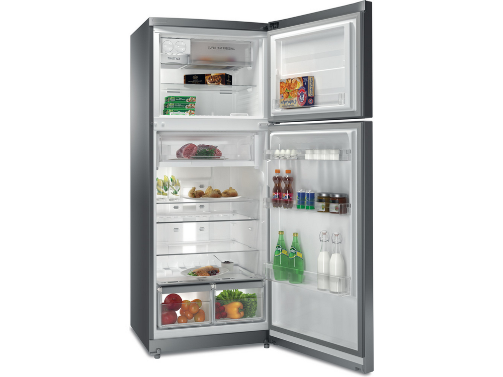 Frigorífico dos puertas - Whirlpool T TNF 8211 OX1, 423 l, No Frost, 180 cm, Tecnología 6th Sense, Gris