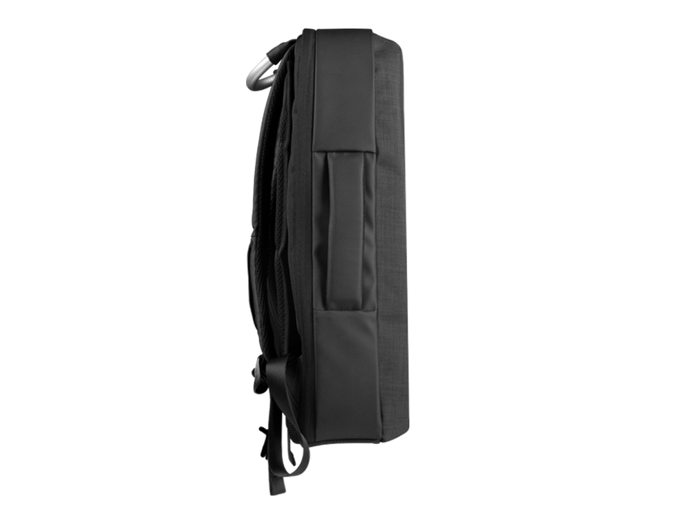 Mochila para portátil - Mars Gaming MB2, Para portátiles de 17.3" y tablets de 9.7", Apertura 180º, Negro