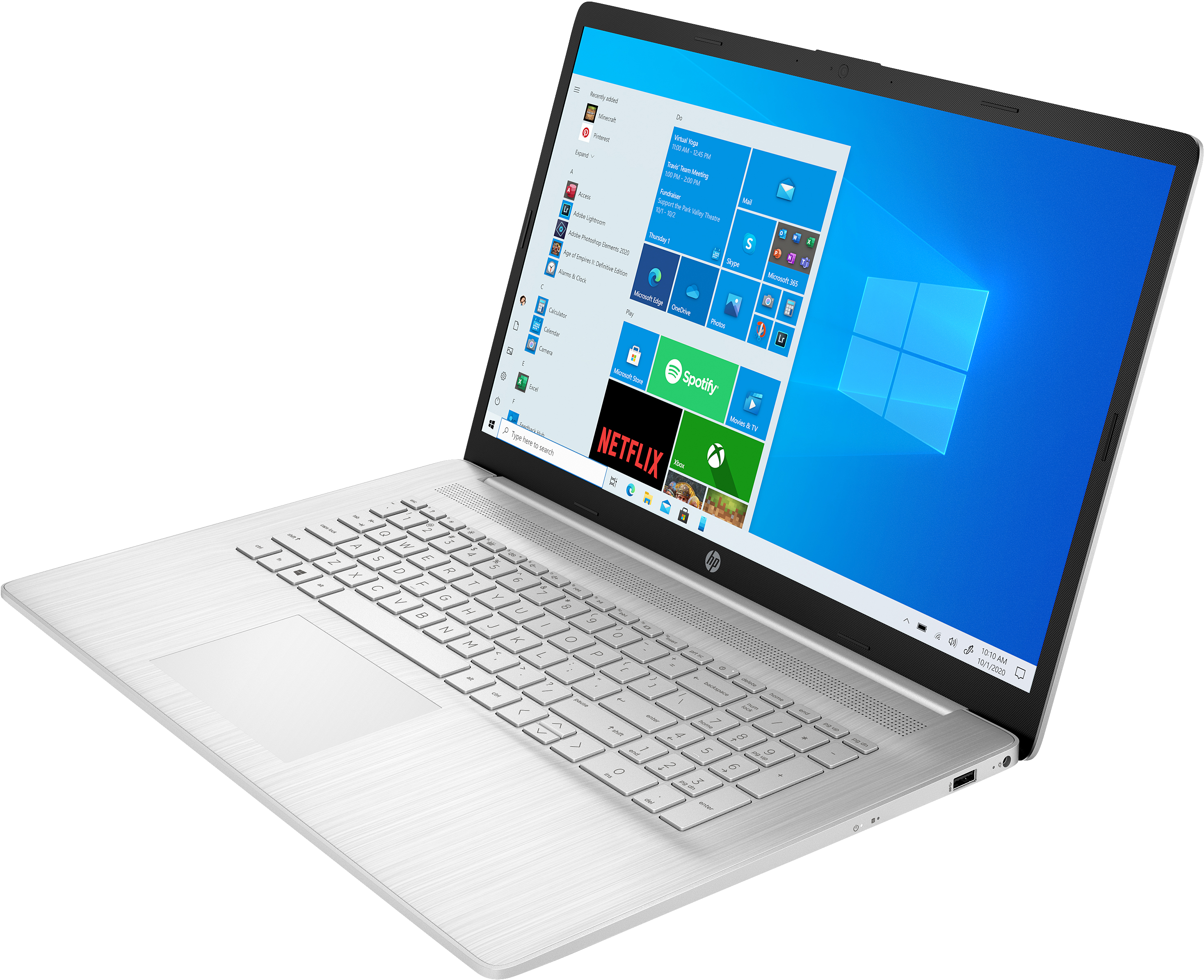 HP 17-cn0365ng - 17,3 Zoll - Intel® Core™ i7 i7-1165G7 - 8 GB - 512 GB - Intel® Iris® Xᵉ - Windows 10 Home (64 Bit)