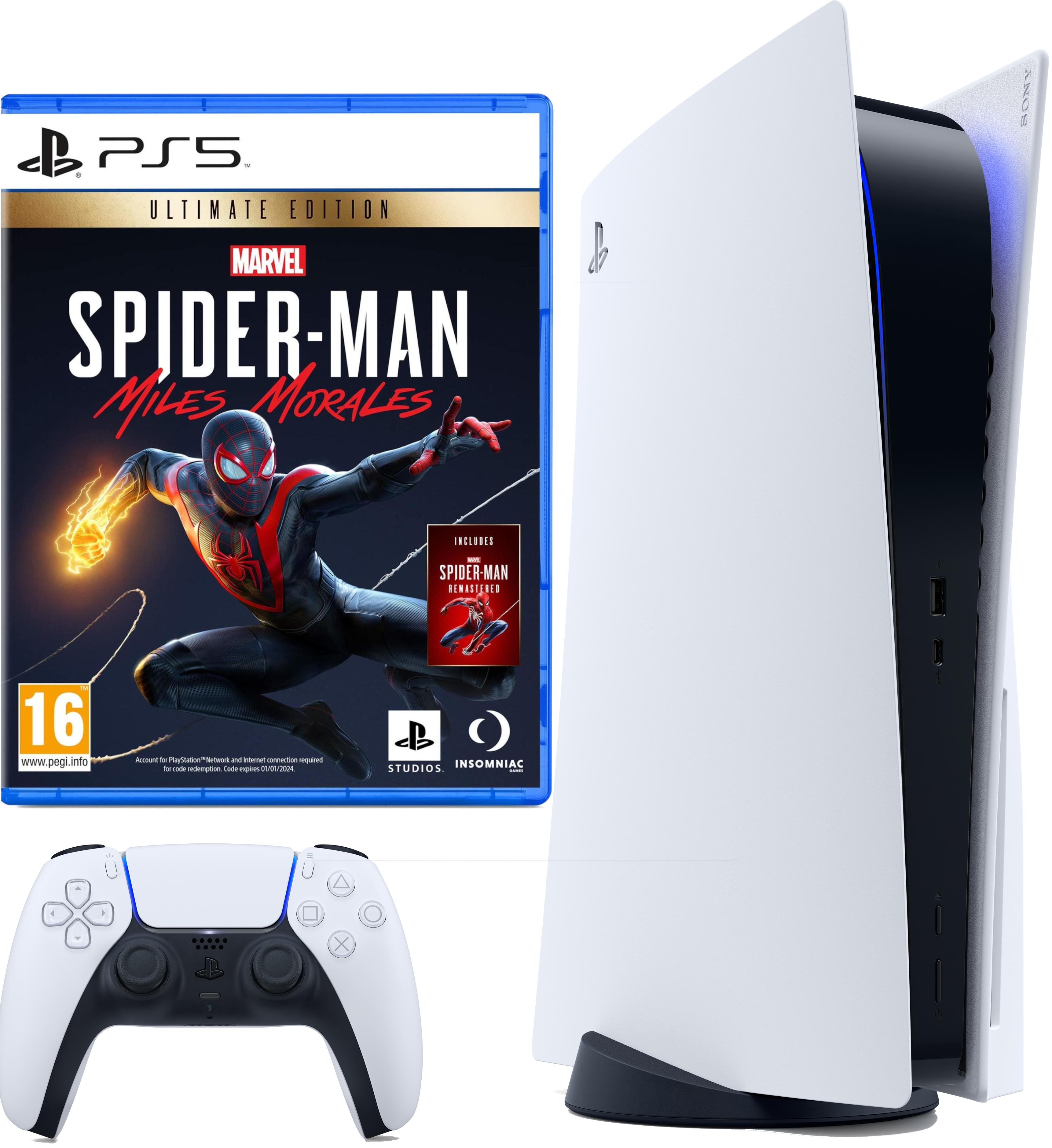 SONY PlayStation®5 Konsolen Bundle Spiderman Miles Morales Ultimate Edition
