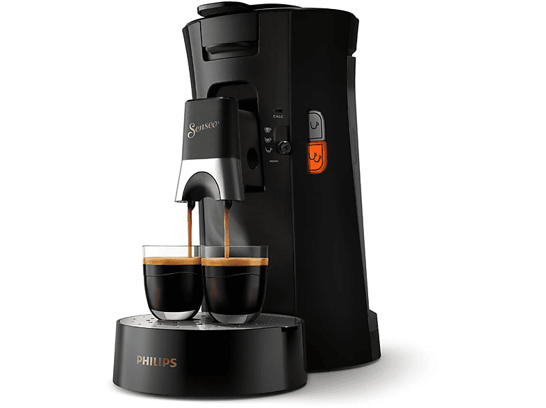 Philips CSA240 senseO® Select Kaffeepadmaschine, Schwarz