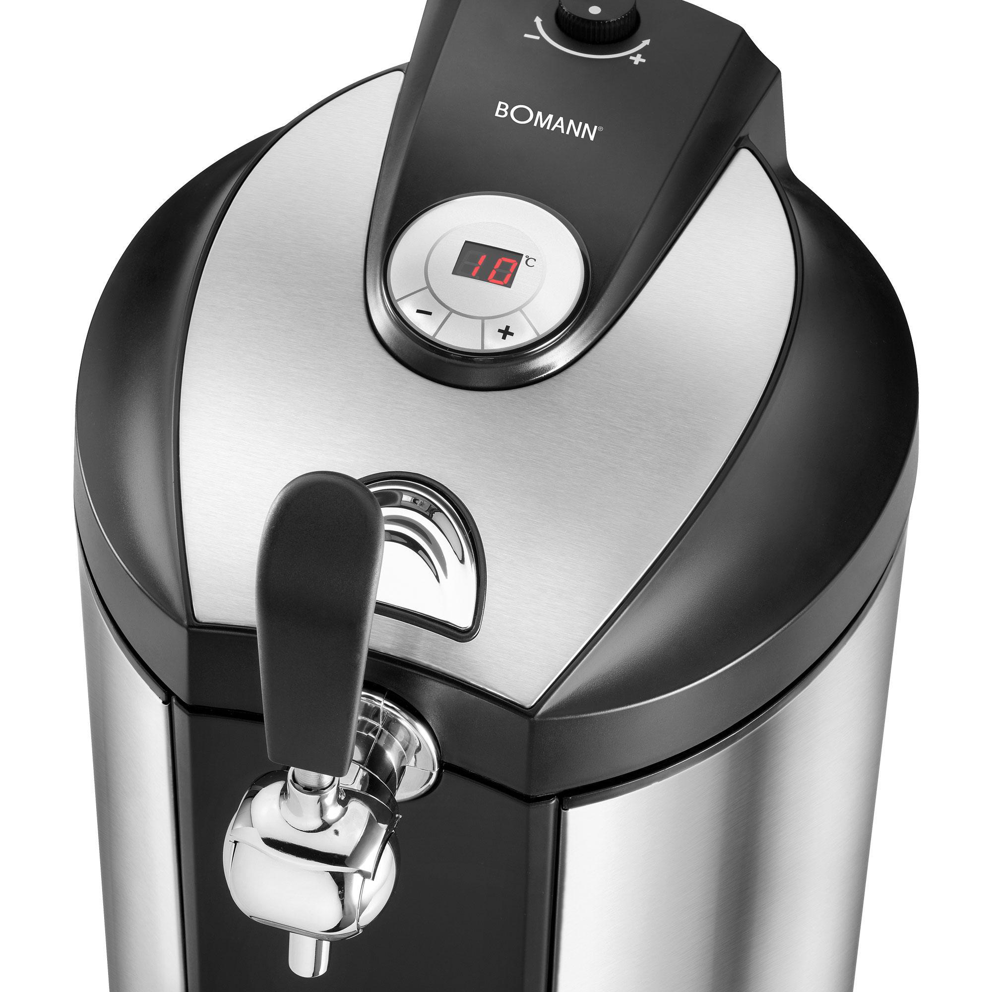 BOMANN BZ 6029 CB Bierzapfanlage Edelstahl/Schwarz