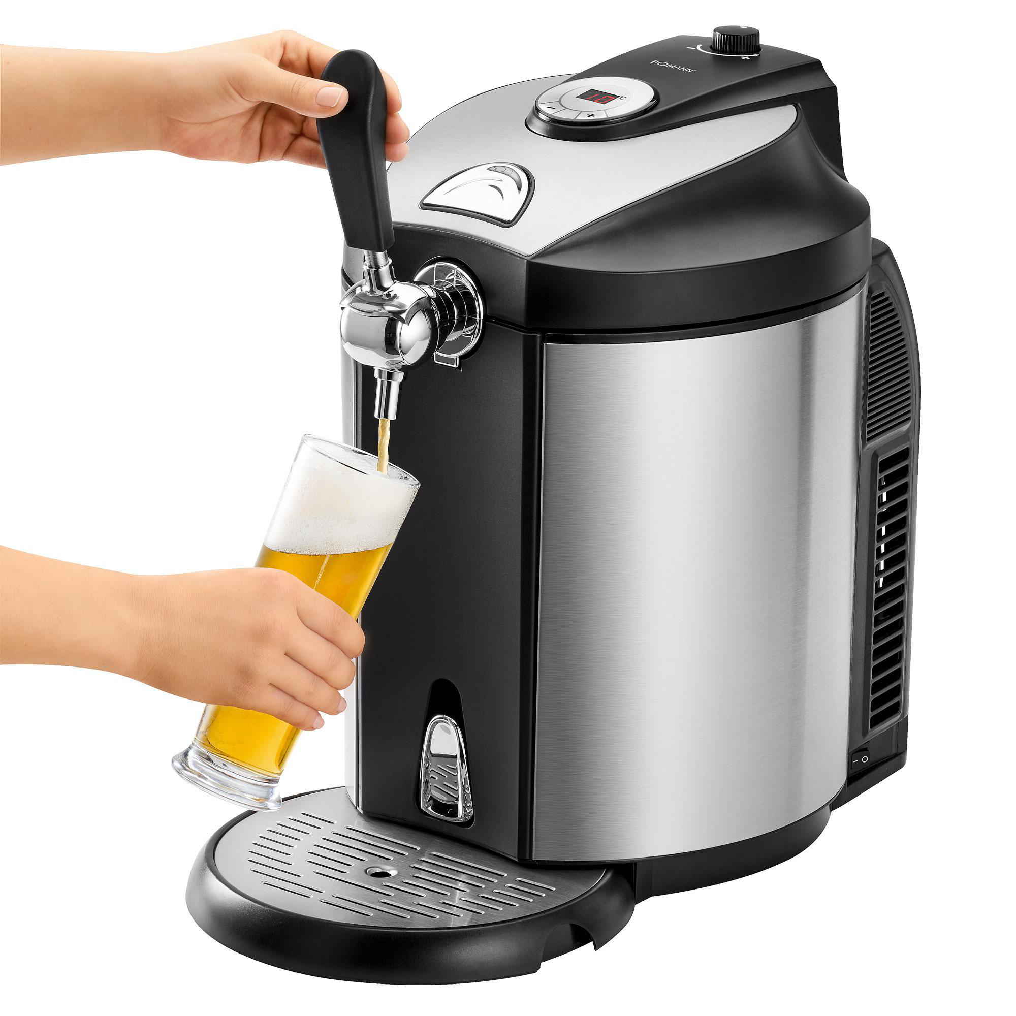 BOMANN BZ 6029 CB Bierzapfanlage Edelstahl/Schwarz
