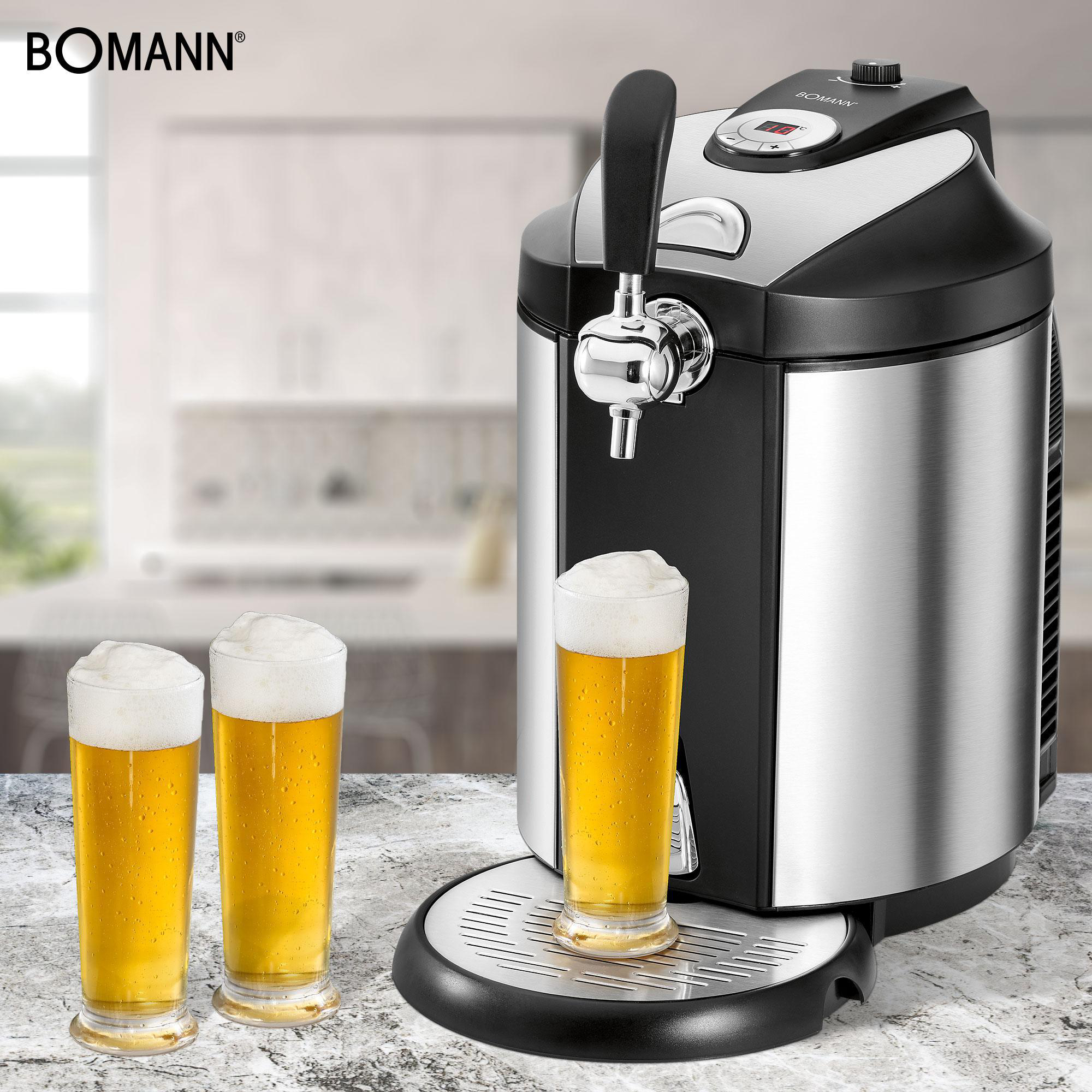 BOMANN BZ 6029 CB Bierzapfanlage Edelstahl/Schwarz