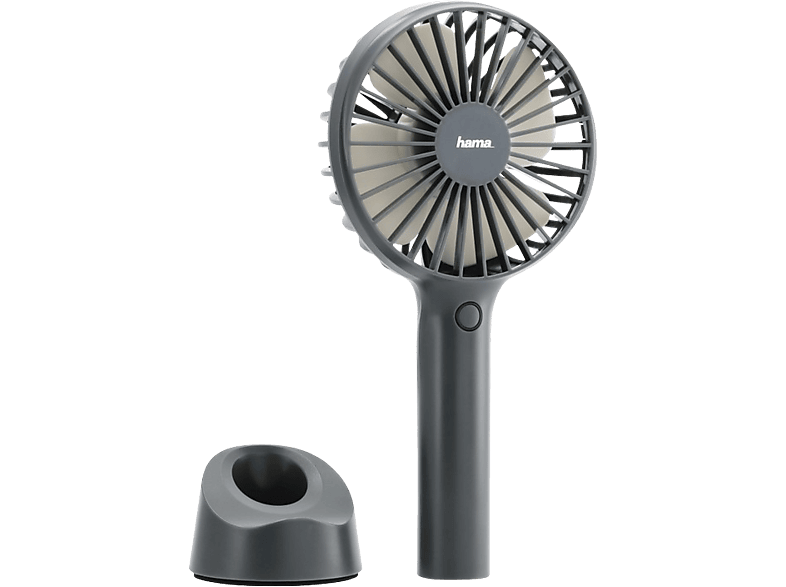 Circular Sentimiento de culpa dirigir Mini ventilador | Hama 00012365, MicroUSB, 2000 mAh, 50 cm, Gris
