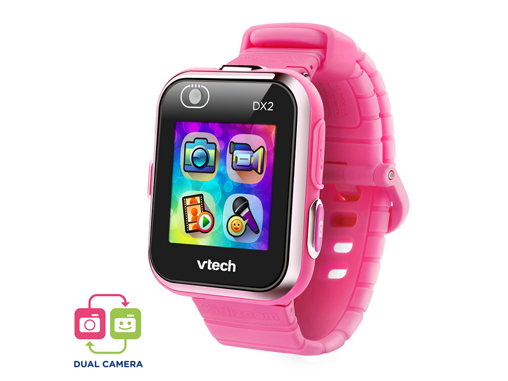 Smartwatch infantil - Vtech Kidizoom DX2, 256 MB, Doble cámara, Bluetooth, Color aleatorio