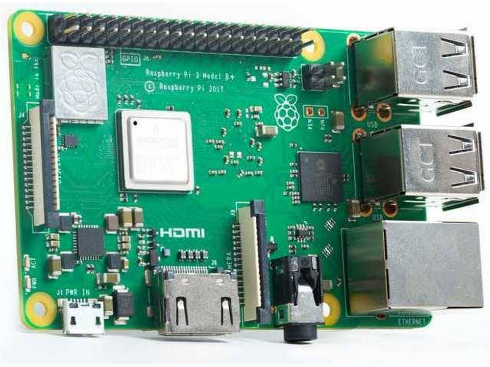 Placa base - Raspberry Pi 3 B+ Premium Kit, Cortex-A53, 1 GB RAM, MicroSD, HDMI, Verde