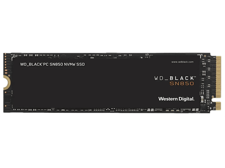 WESTERN DIGITAL Interne SSD-schijf 500 GB SN850 Black NVMe M.2