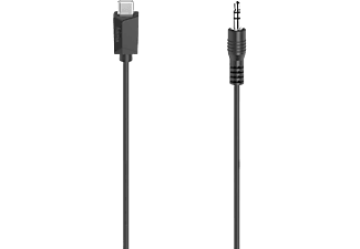 Cable de audio | Hama 00200729, 0.75 USB-C, Jack de mm, HiFi, Negro