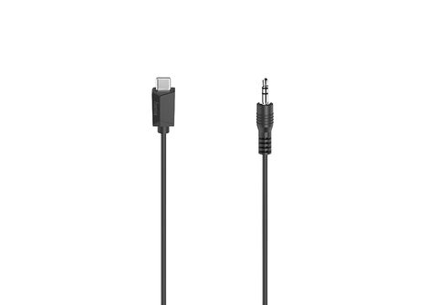 Cable de audio  Hama 00200729, 0.75 m, USB-C, Jack de 3.5 mm