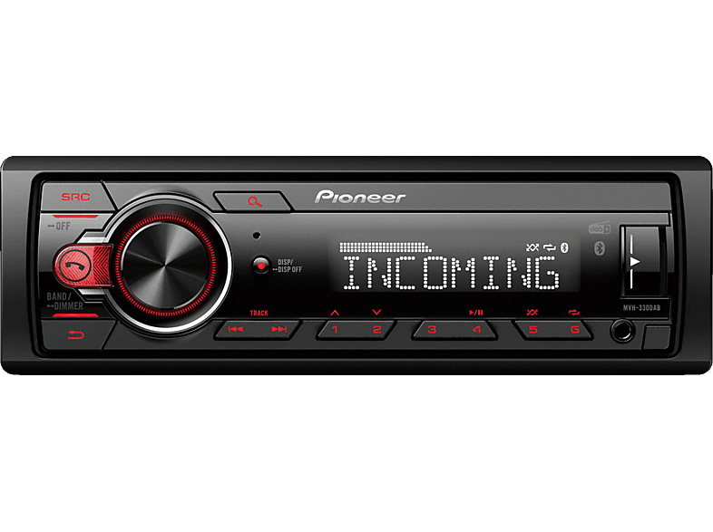 Pioneer MVH-130DAB MP3-Autoradio DAB USB AUX-IN inkl. DAB-Antenne