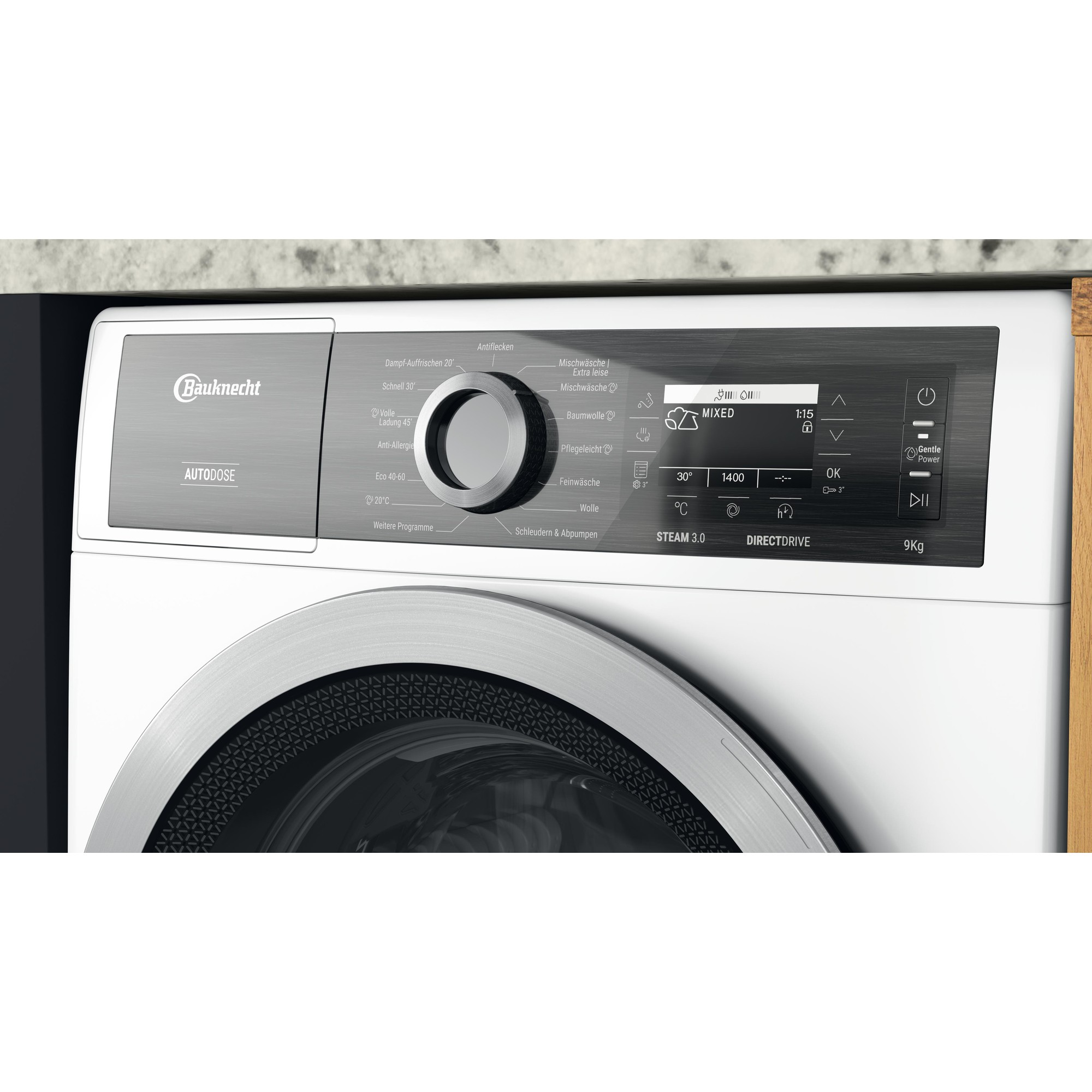 BAUKNECHT B8 W846WB DE Waschmaschine (8 kg, 1351 U/Min., A)