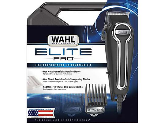 WAHL Elite Pro - Haarschneider (Schwarz/Silber)