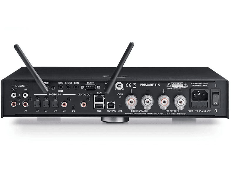 Primare I15 Prisma Vollverstärker/Netzwerkplayer, schwarz — Foto 2 von 2