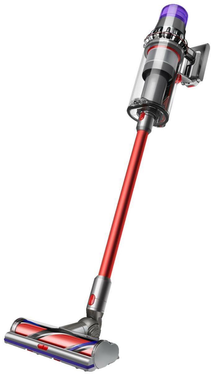 DYSON Outsize Absolute - Steelstofzuiger incl. kruimelzuiger - Accuduur 60 min - Rood