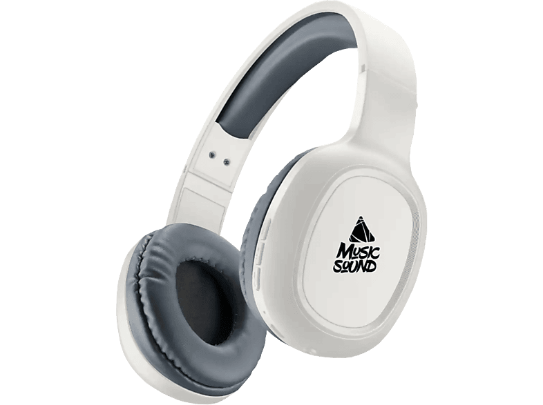 MUSIC SOUND Basic - Bluetooth Kopfhörer (Over-ear, Weiss)
